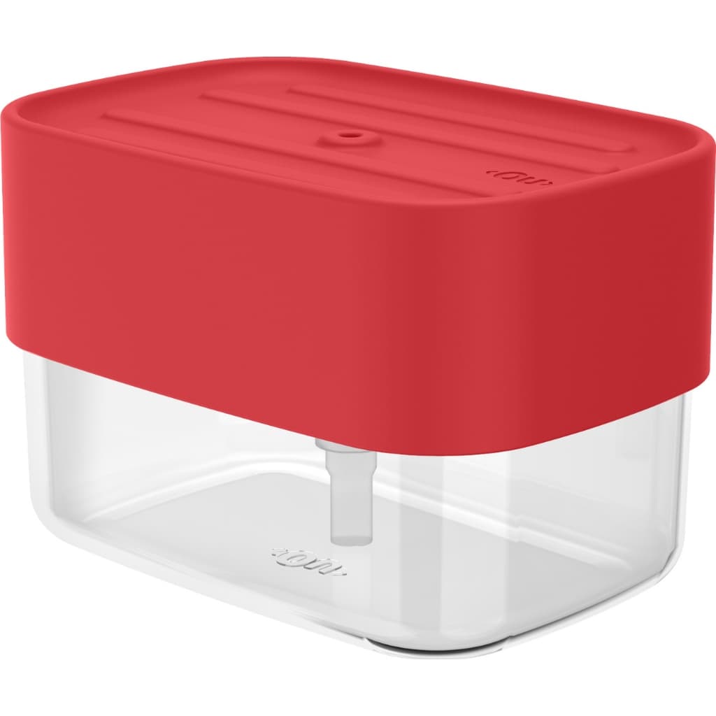 Porta Detergente Esponja 2 Em 1 550ml Trium Ou Dispenser Vermelho