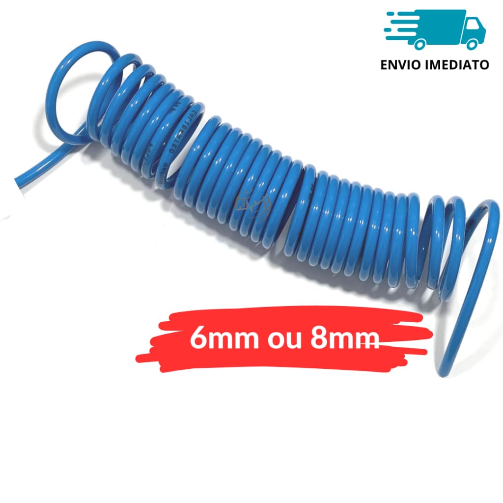 Mangueira Espiralada Aspiral Dermotonus Ibramed 8mm ou 6mm