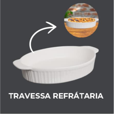 Travessa Refratária de Porcelana Sandy - Hauskraft