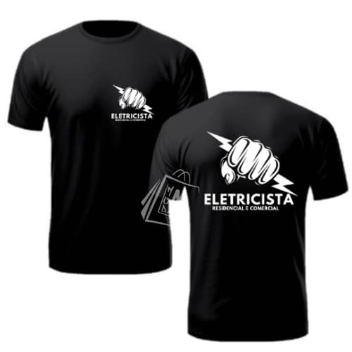 Camiseta Camisa Estampada Profissão Eletricista Eletrica
