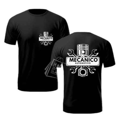 Camiseta para Mecânico Camiseta para Oficina Mecânica Camiseta de Trabalho Uniforme