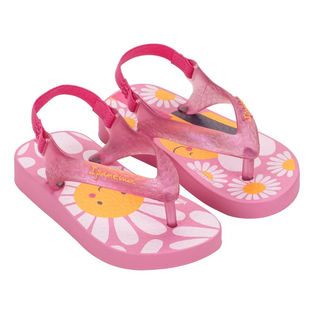 Chinelo Baby sandalia kids Ipanema flor macio confortavel original com elastico