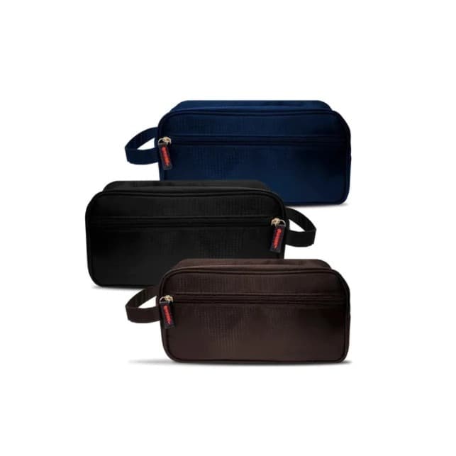 kit com 10 Necessaire Masculina Estojo De Viagem WL-7030