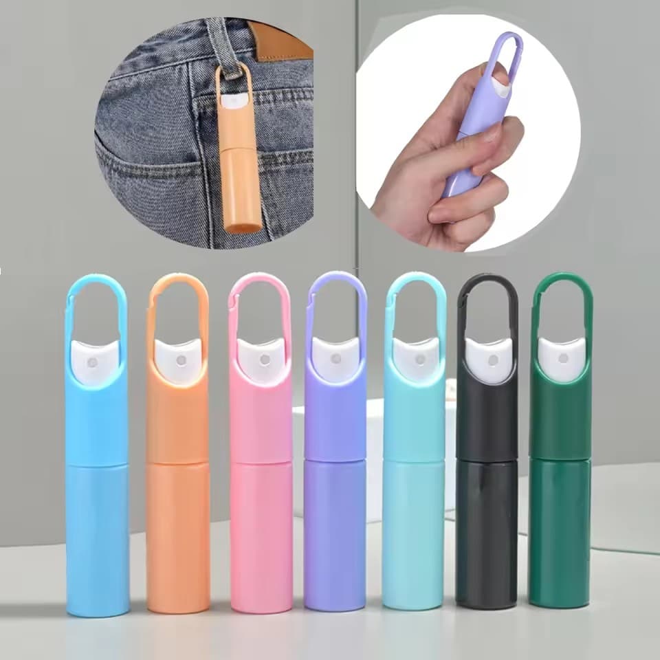 Kit 2 Frascos Porta Perfume Spray Frasco 20ml Bolsa Viagem com Alça