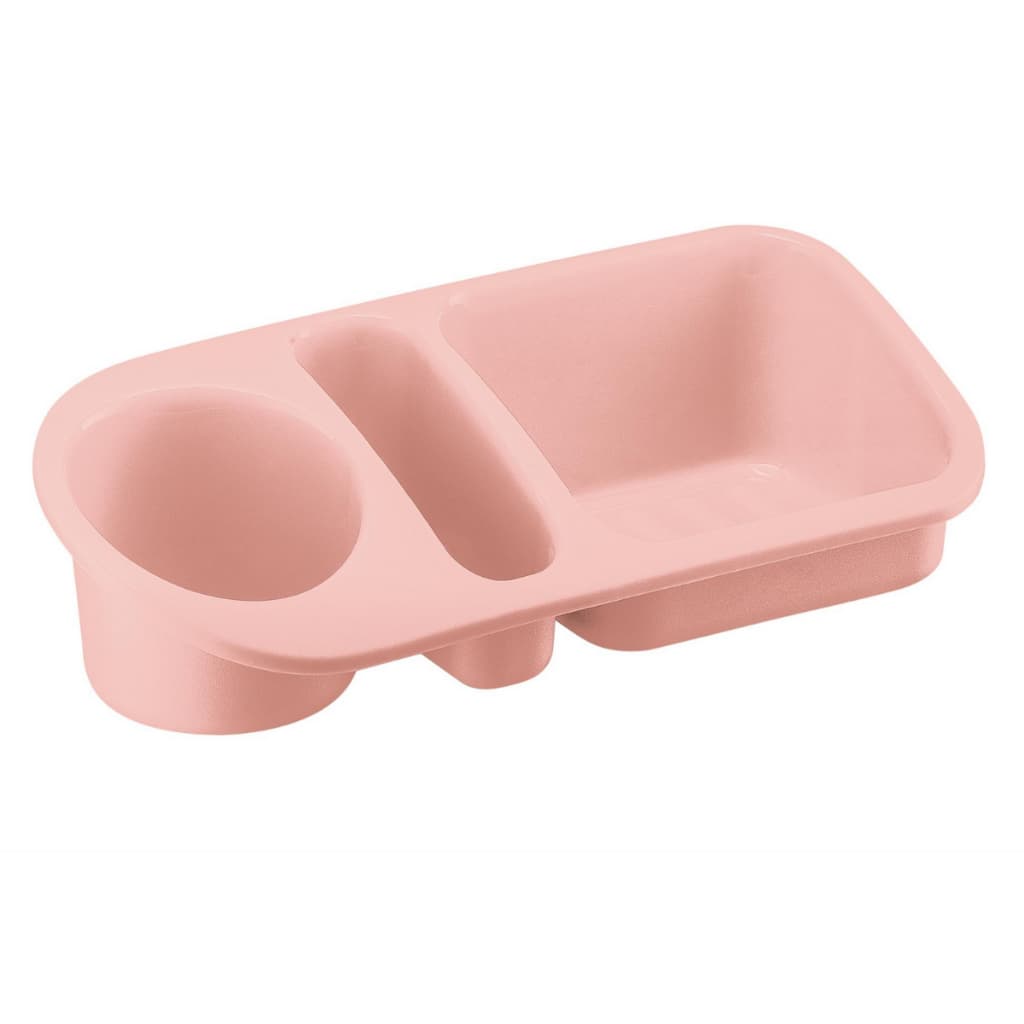 Organizador De Pia Plus Suporte Porta Detergente Esponja Bucha Sabão Cozinha Bancada UZ322 - Rosa