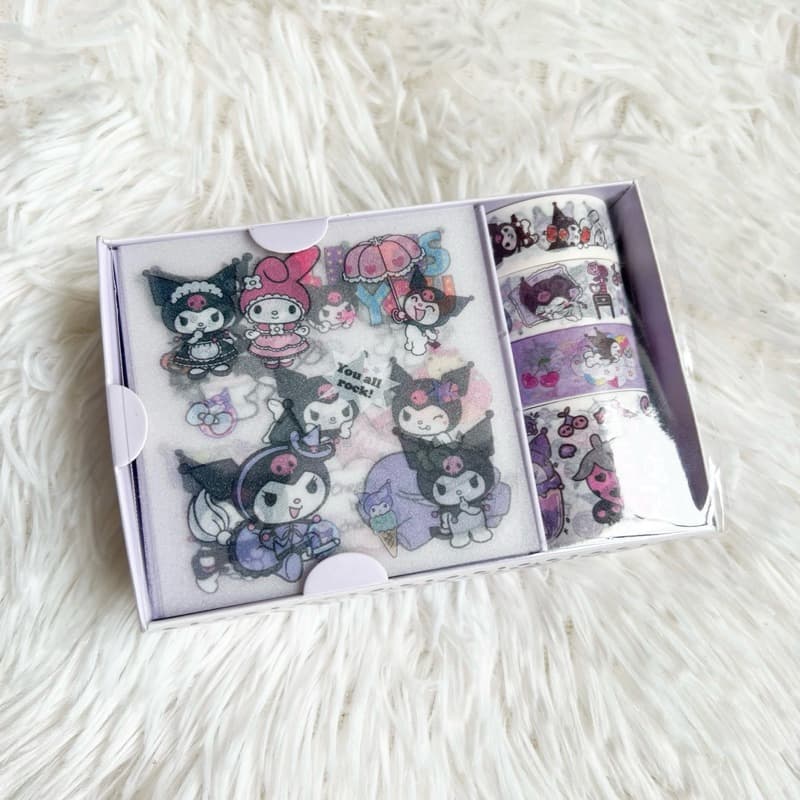 Kit adesivos e fitas Cinnamoroll