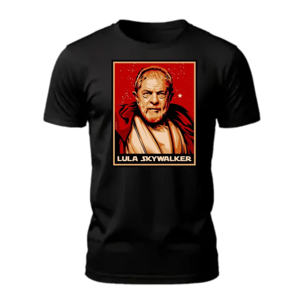 LULA SKYWALKER TSHIRT CAMISETA DE ALGODAO ENVIO IMEDIATO FAZ O L ADULTO E INFANTIL