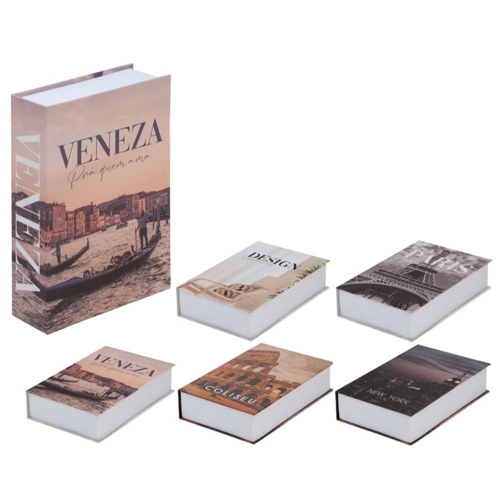 Cofre Camuflado Com 2 Chaves Porta Joias Formato De Livro Discreto e Camuflado
