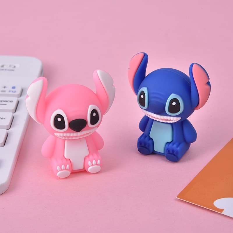 Apontador Stitch muito fofo silicone volta as aulas papelaria criativa