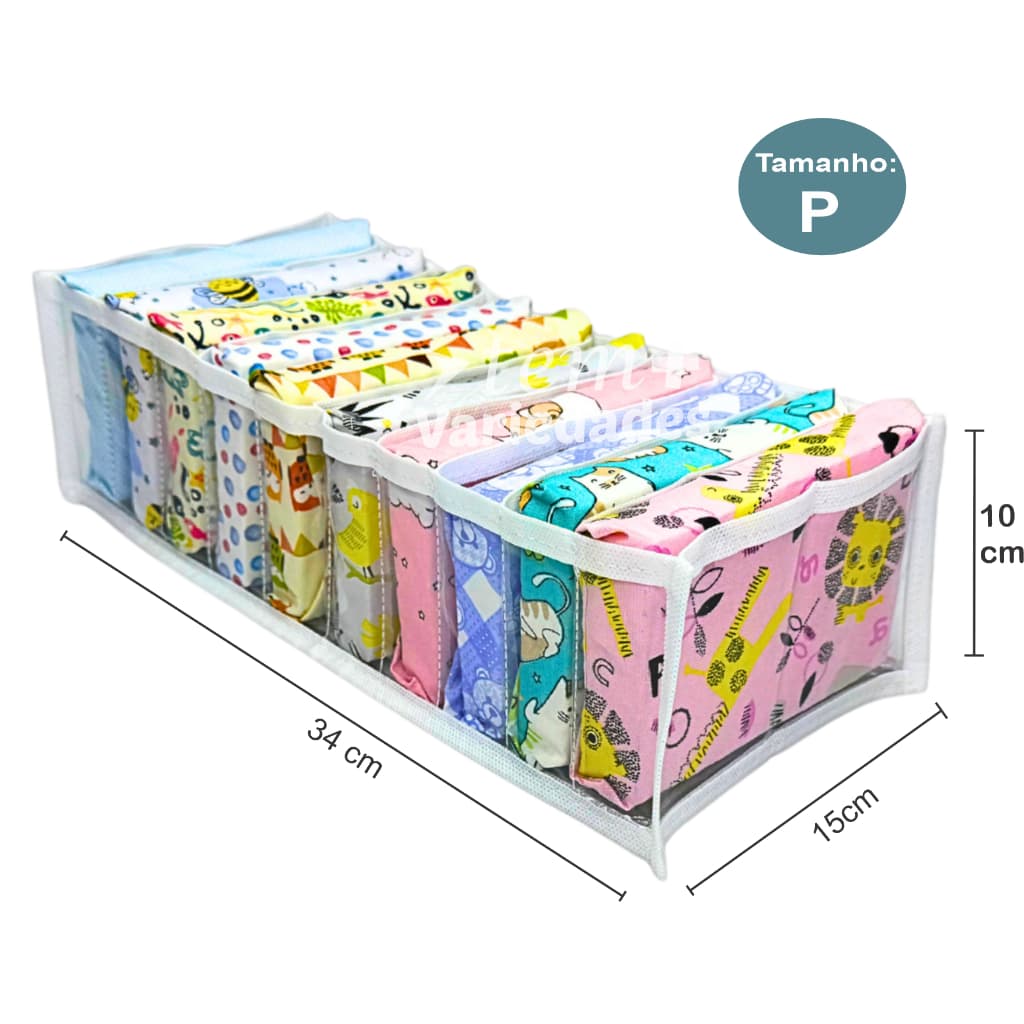 Colmeia Organizadora P 10x15x34cm - Organizador de Gavetas e Guarda - Promoção - Tem Mais Variedades