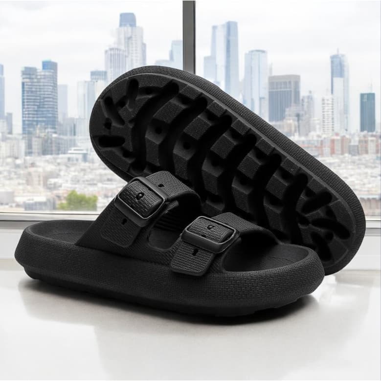 Chinelo Masculino Birken Nuvem Com Fivela Ajustável Confortável Várias Cores
