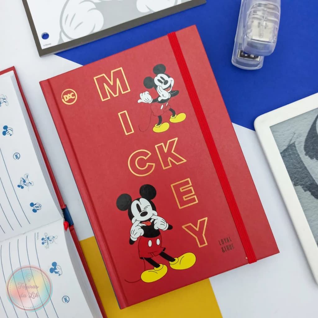 Caderno de Anotações DAC Mickey A5 com 336 Páginas