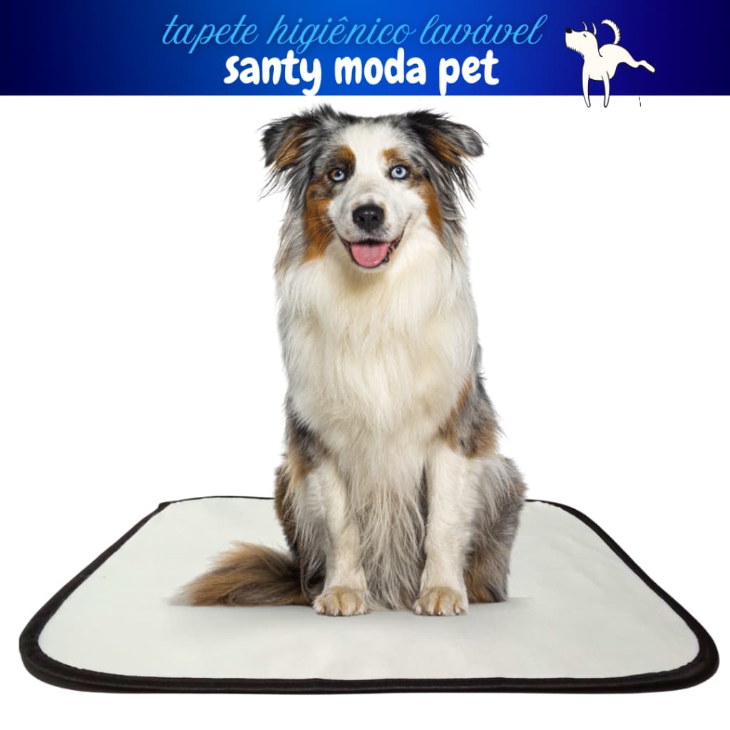 tapete higienico para cães GG, tam 100 X 90 cm, 01 UN, lavável reutilizável para pets/cachorro não vaza xixi