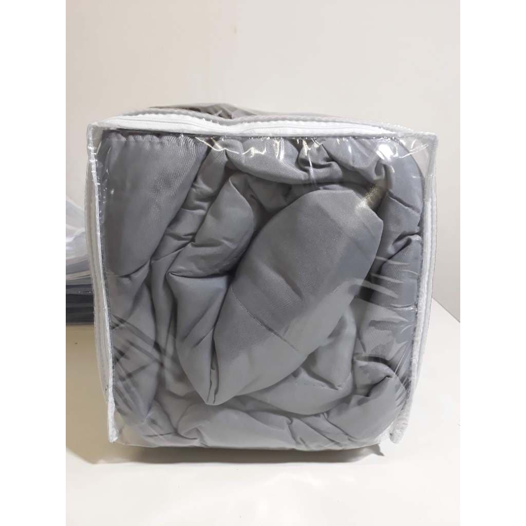 Kit 3 Unidades Organizador 30x30x30 para Guardar cobre leito, Roupas e Brinquedos, Embalagem de PVC.