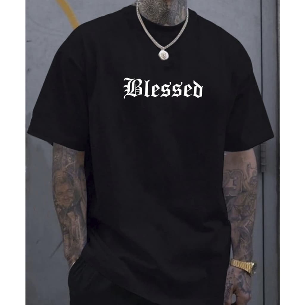 Camiseta Oversized Masculina Streetwear Estilo de Rua Estampada Camisa Larga 100% Unissex Bege Marrom 2025
