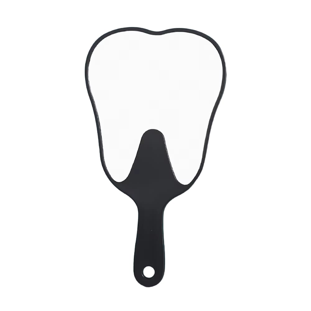 Espelho Mão Formato Dente Para Consultório Odontológico