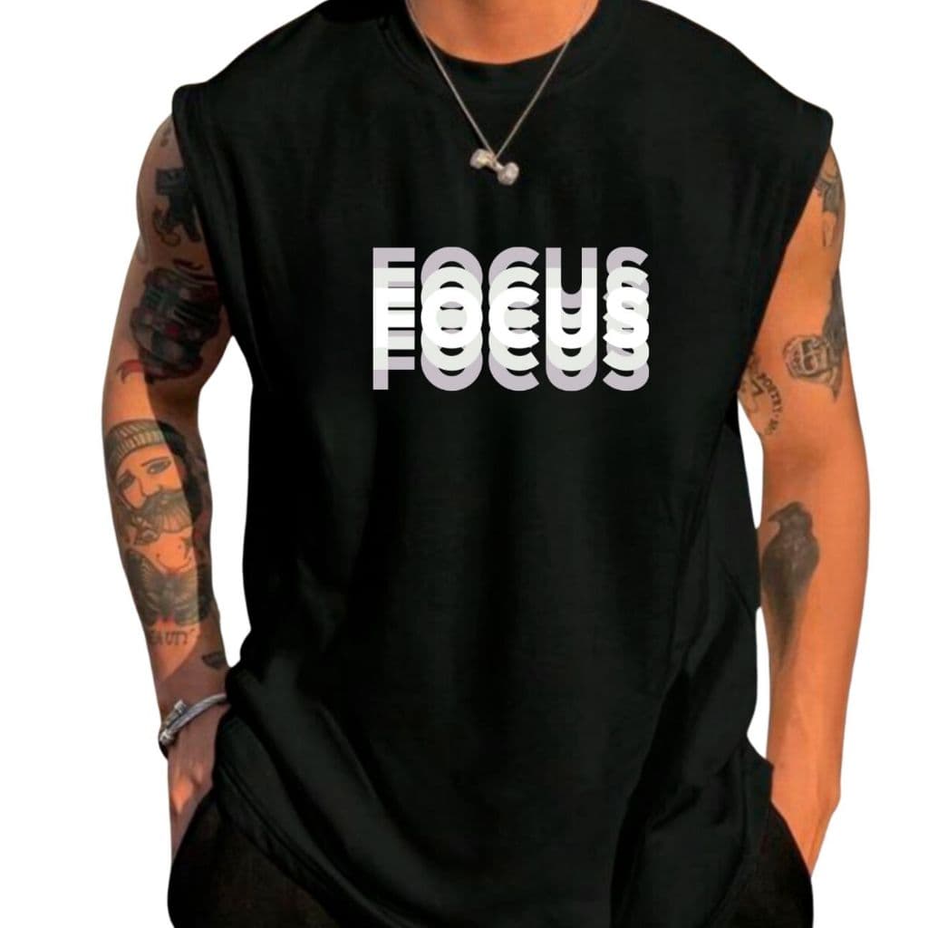Regata Masculina FOCUS Lançamento Oversized Larga Moda Masculina