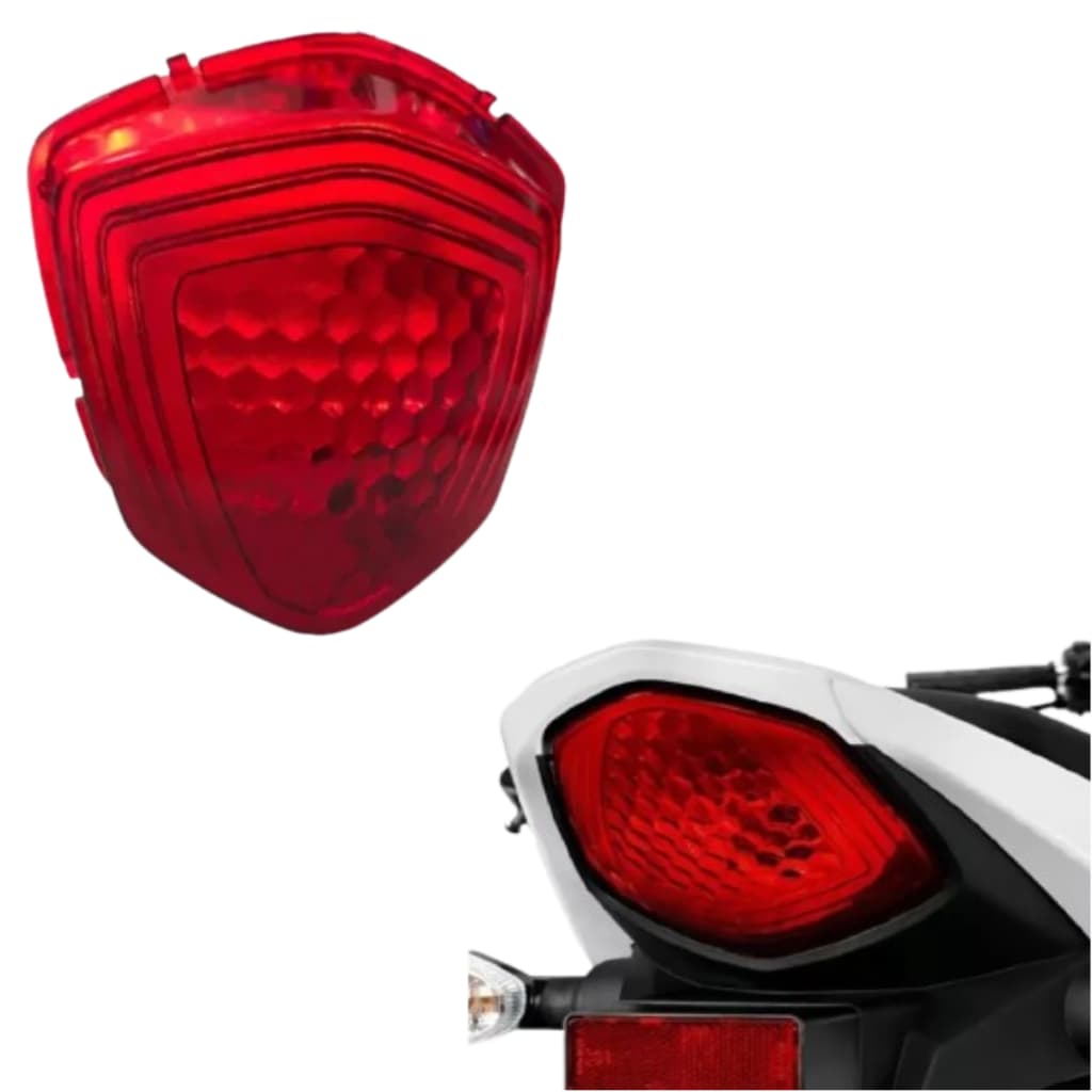 Lente da Lanterna Traseira Titan 150 160 Original Plasmoto Para Fan Start 125 150 160 2014 à 2022