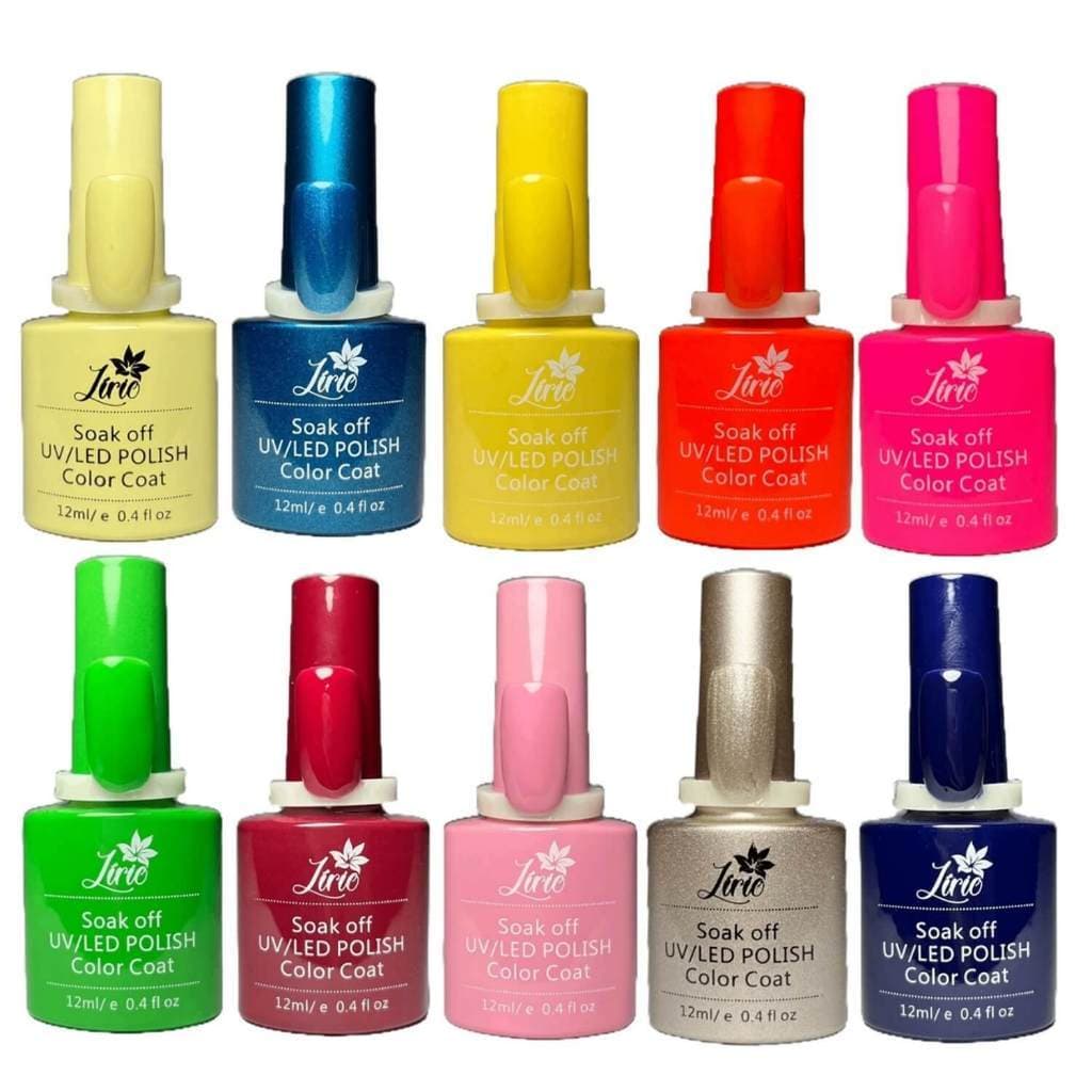 Kit 48 Esmaltes Em Gel D&z / Bella Rosa / K&S / Lirio / Sioux / Real Love Unhas Uv Led Esmalte