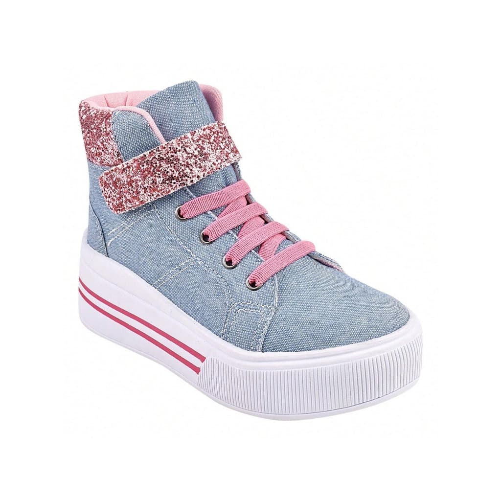TÊNIS INFANTIL CANO ALTO MENINA BOTINHA CONFORTÁVEL MODA