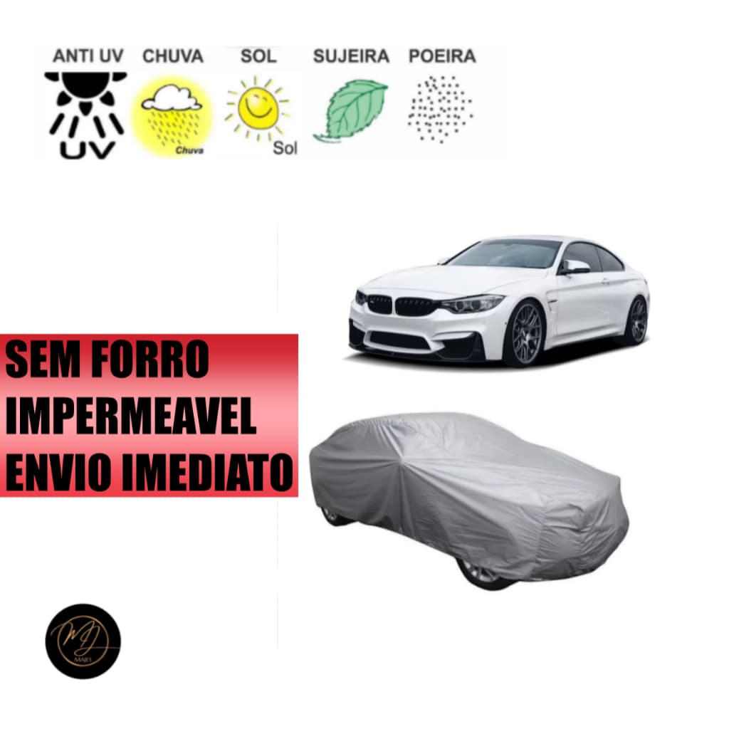 Capa de Cobrir Carro BMW- Impermeável e Proteção Completa contra Sol, Chuva e Poeira