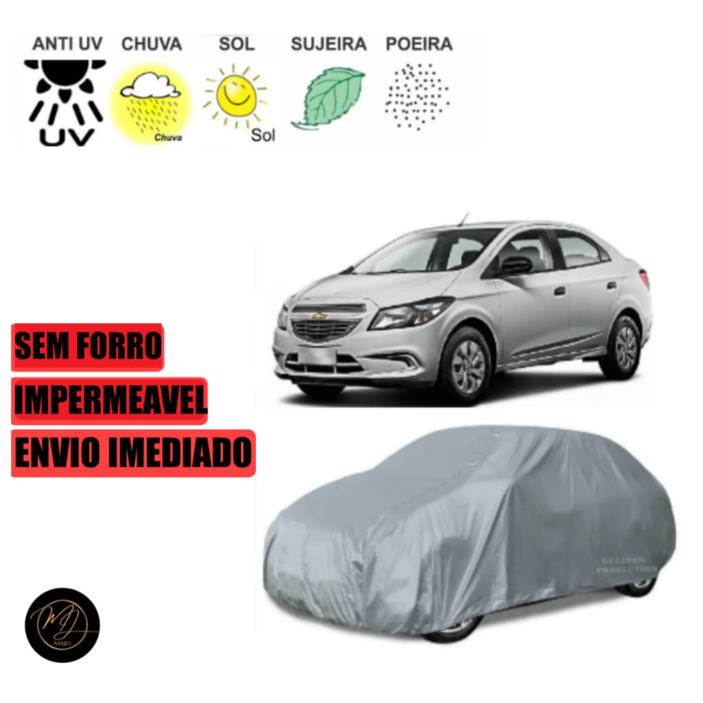 Capa de Cobrir Carro S10 SEM FORRO- Impermeável e Proteção Completa contra Sol, Chuva e Poeira