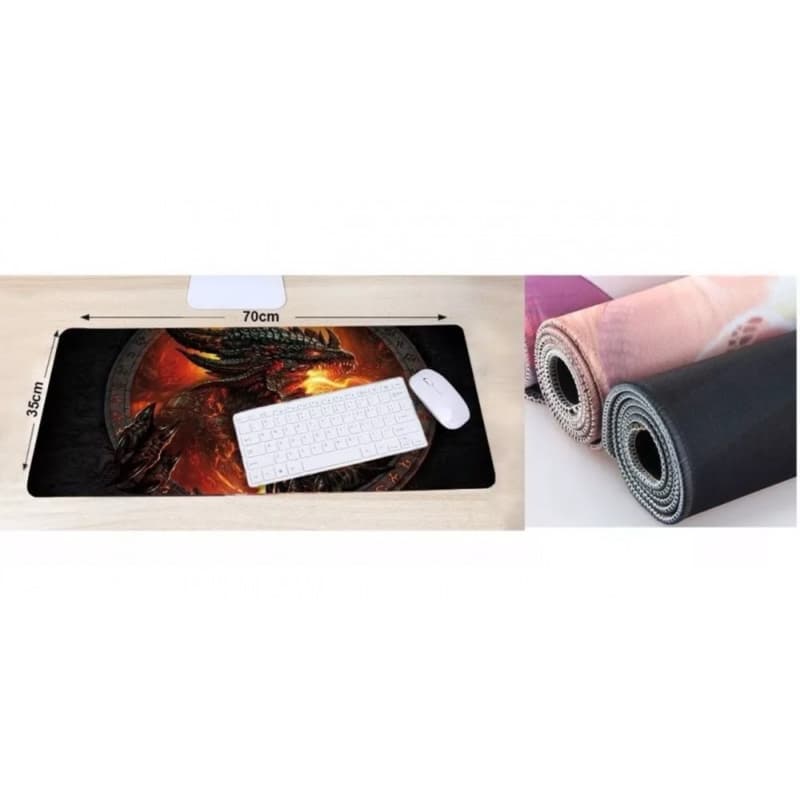 Mouse Pad Gamer Extra Grande 70x35cm Gato