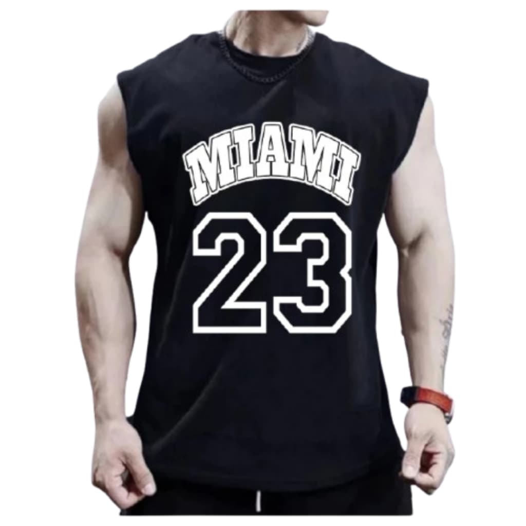Camisa Regata Over Masculina Maçhão Academia Algodão Chicago 23 Streetwear Adulto
