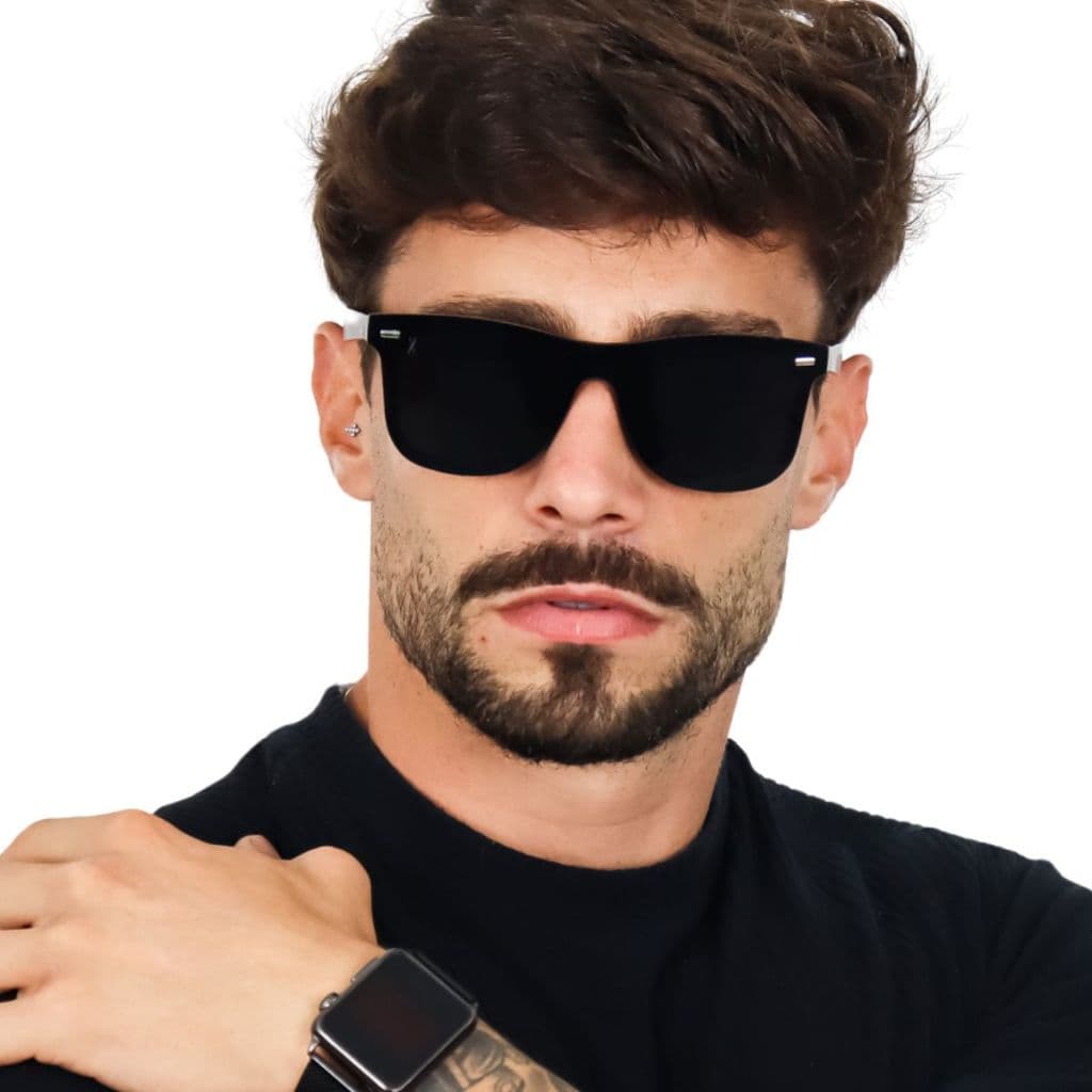 Óculos De Sol Lux Acetato Unissex Top Uv400 Estiloso Moderno