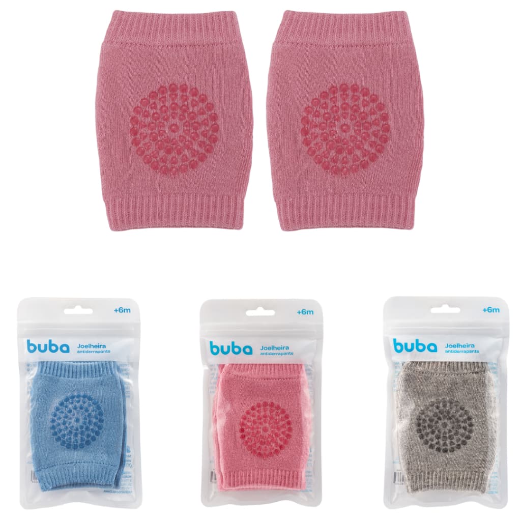 Joelheira Antiderrapante Para Bebê Buba - Conforto e Segurança Para Engatinhar