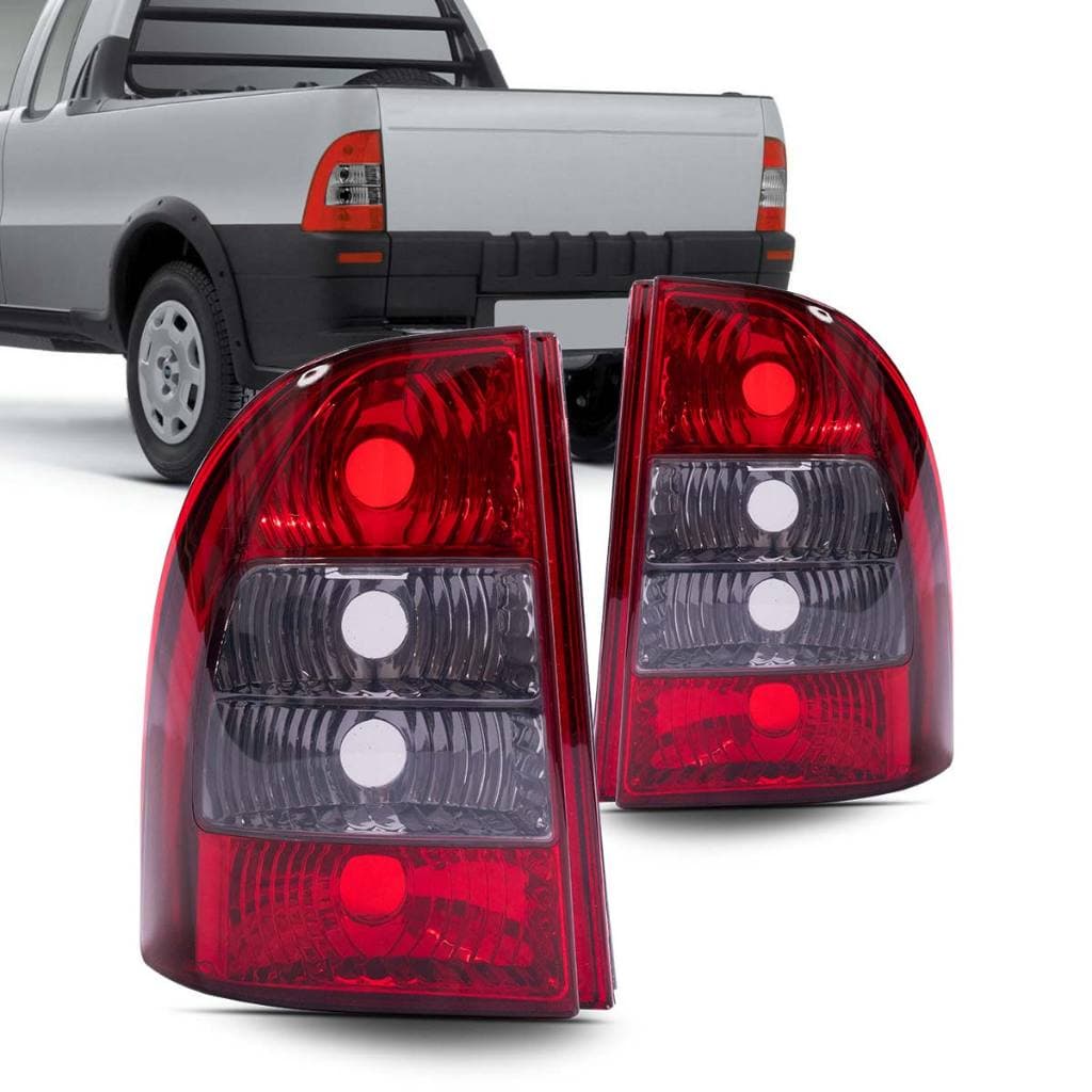Lanterna Traseira Fiat Strada 2004 2005 2006 2007 2008 Fumê