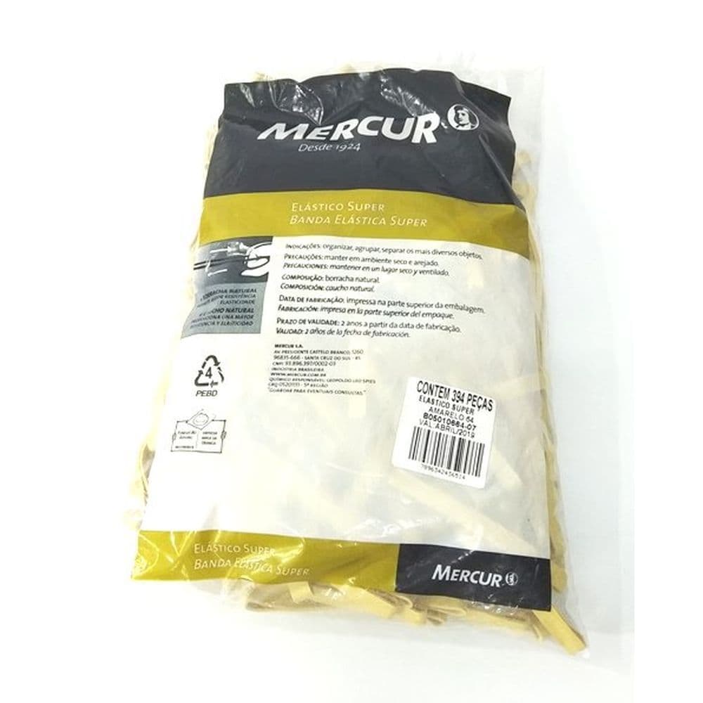 Elastico P/ Dinheiro N.64 1Kg Mercur Super