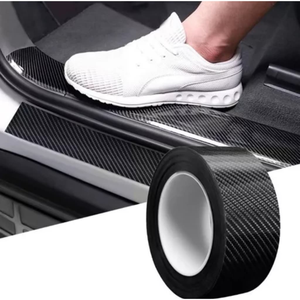 Carbono Fita adesivo 2mx 15cm, soleiras, colunas, painel, para-choque, celular e outros. Fibra de carbono