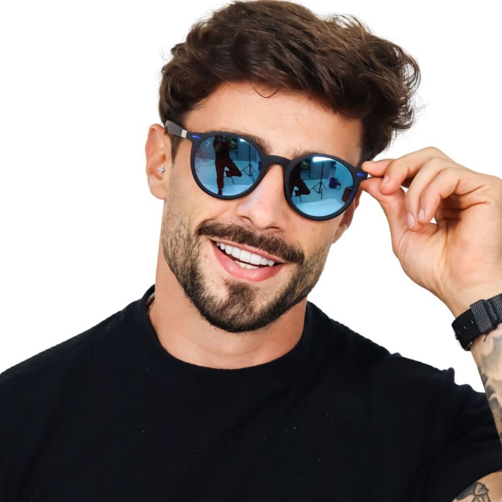 Óculos De Sol Estilo Trindade Redondo Super Em Alta Unissex