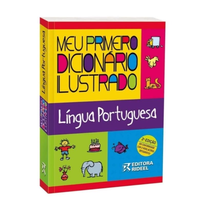 Meu Primeiro Dicionário Ilustrado de Português  - Língua Portuguesa Letras Grandes