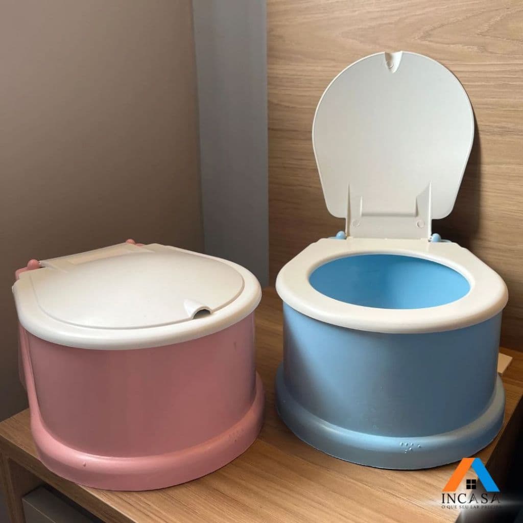 Kit 3 Assento Redutor Troninho Infantil Sanitario Pinico Menina Menino Meu Troninho ROSA E AZUL