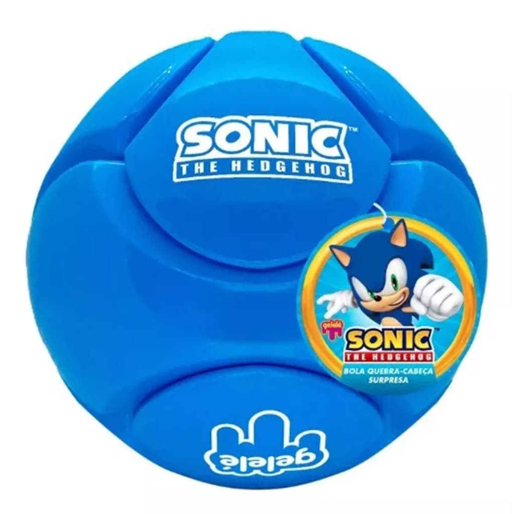 Bola Quebra Cabeça Sonic Surpresa Esmeralda Caos E Slime