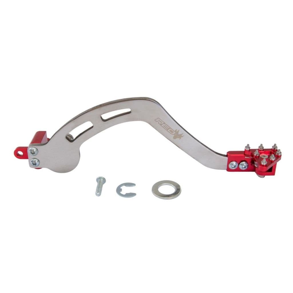 Pedal De Freio Honda Crf 250f Crf 300f Aço Inox Retrátil Anodizado