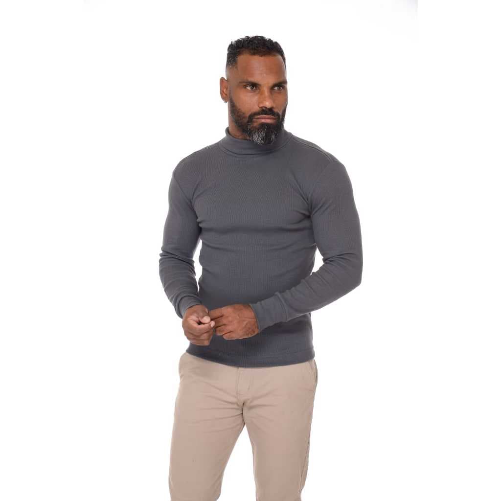 Camiseta cacharrel manga Longa gola alta premium