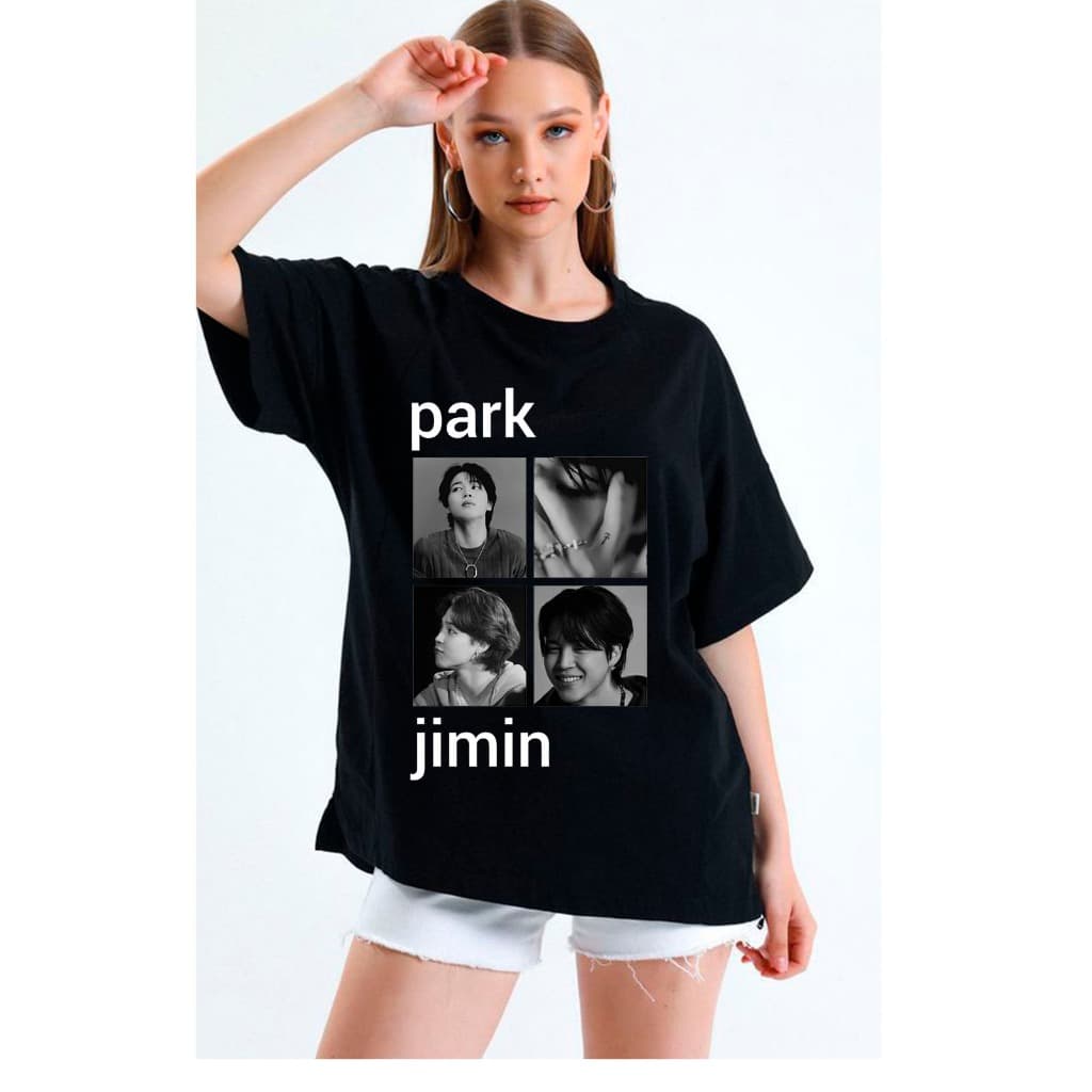 Camiseta Coreana Park Jimin Lançamento Algodão