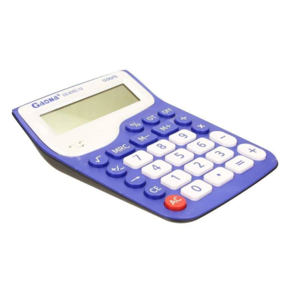 Calculadora De Mesa Gaona Botões E Tela Grandes DS-835-12