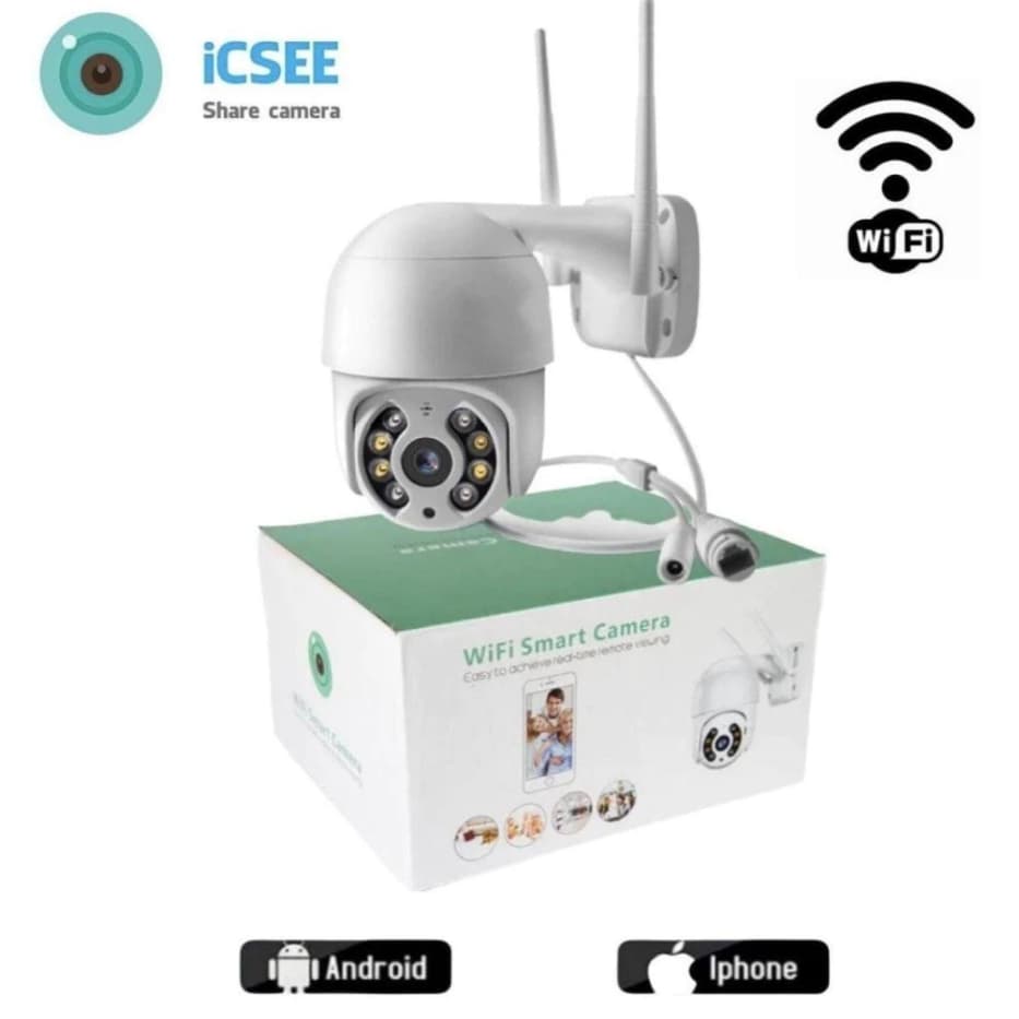 Câmera De Segurança Wi-fi Externa À Prova D'água Full HD Monitoramento APP DAFU Speed Idali Life