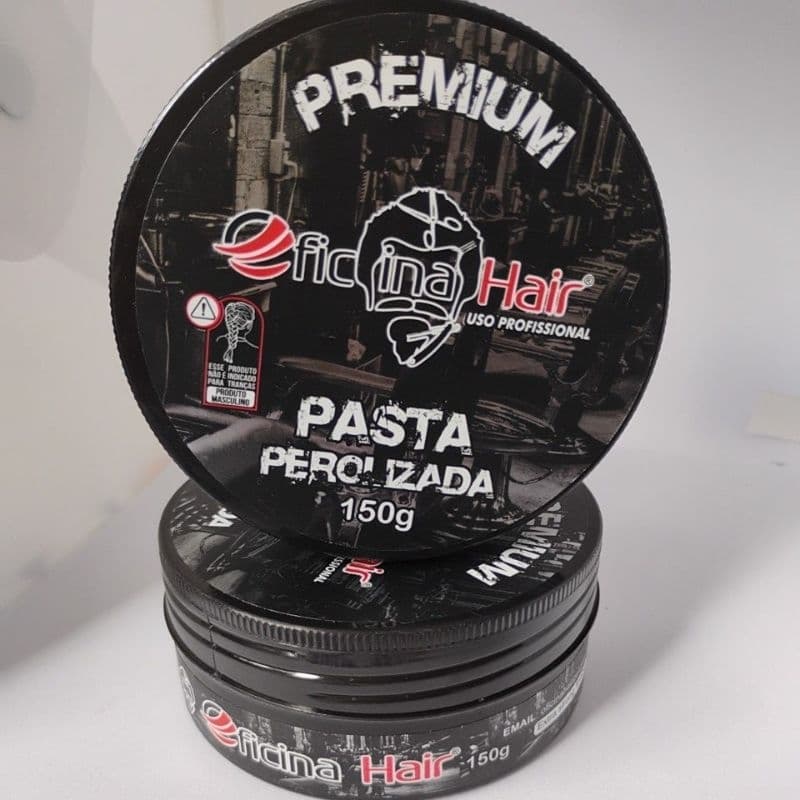 Kit 2 pasta Perolizada, fixadora de penteado oficina hair