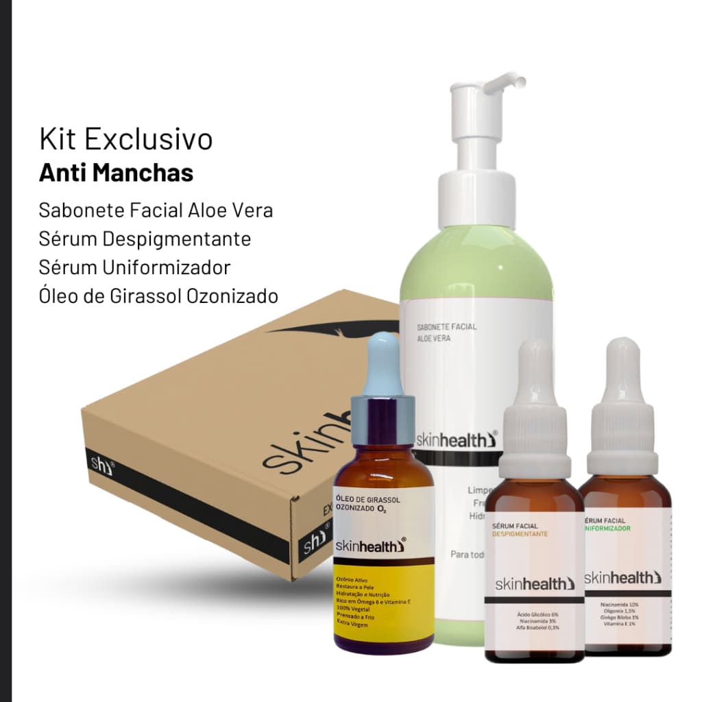 Caixa Skinhealth com Skin Care Completa contra Manchas