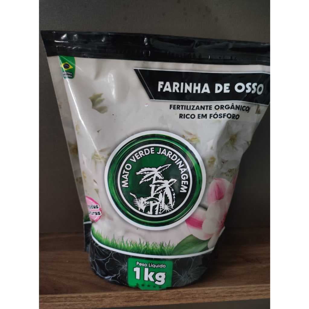 Fertilizante Orgânico Farinha de Osso 1 KG