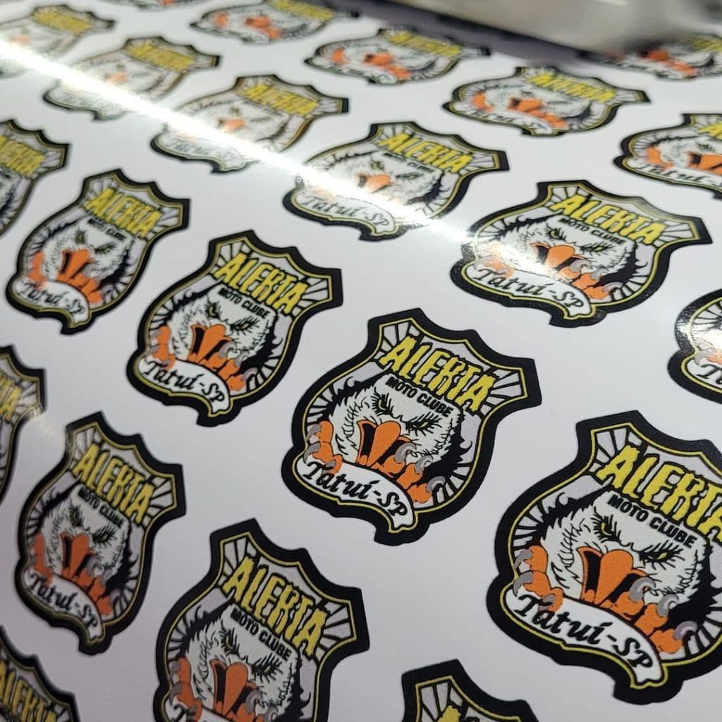 1000 Adesivos Personalizados em Vinil, etiqueta, rótulos 6x6, 7x7, 8x8.