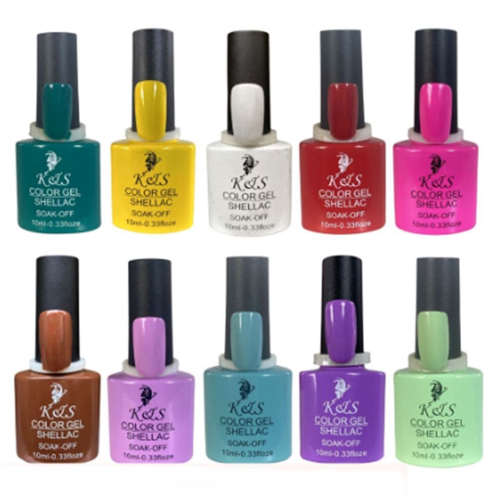 Kit 15 Esmalte em Gel Bella Rosa Zem K&S D&Z Girl Fatale Lirió Nail Unha Manicure Uv Led