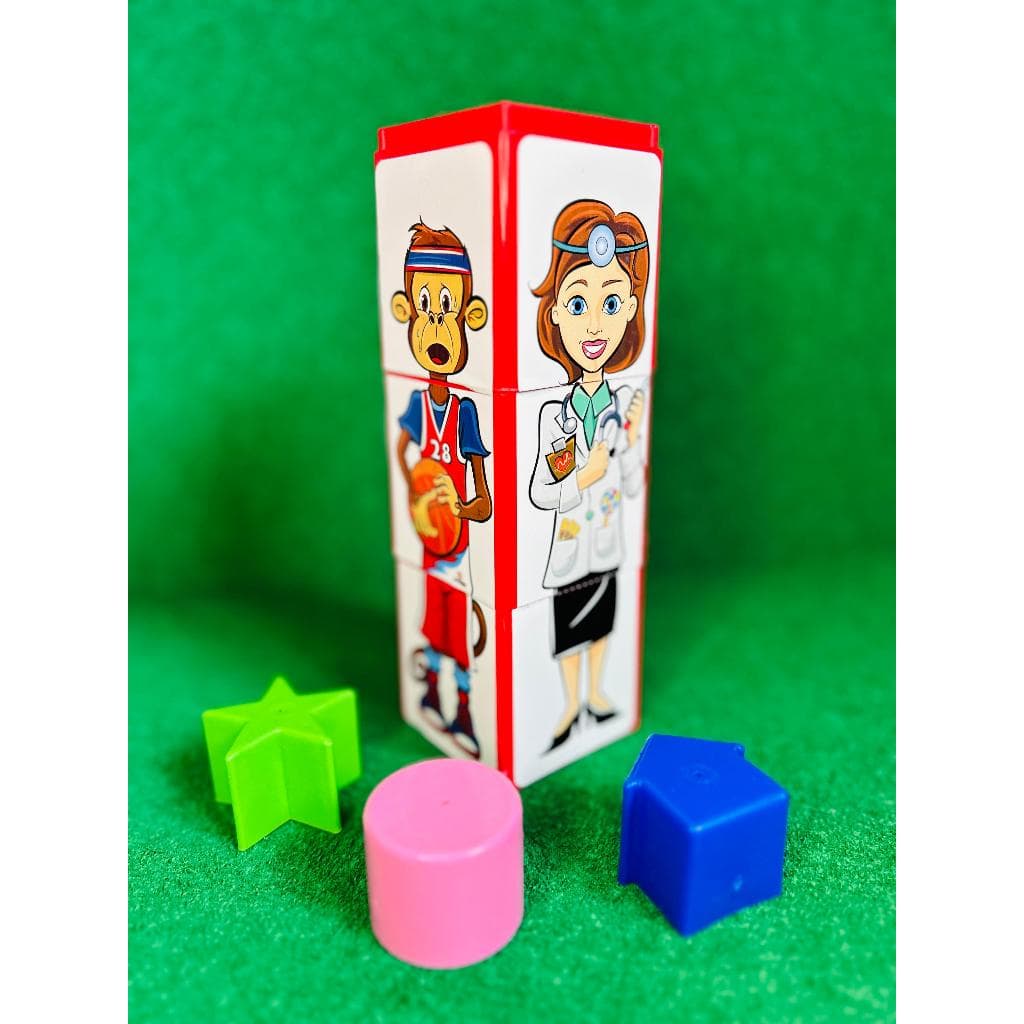 Brinquedo Interativo Cubinhos 4 em 1