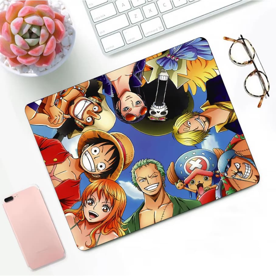 Mause Pad Personalizado 21 x 15cm Mouse Pad Personalizado One Piece Manga Desenho