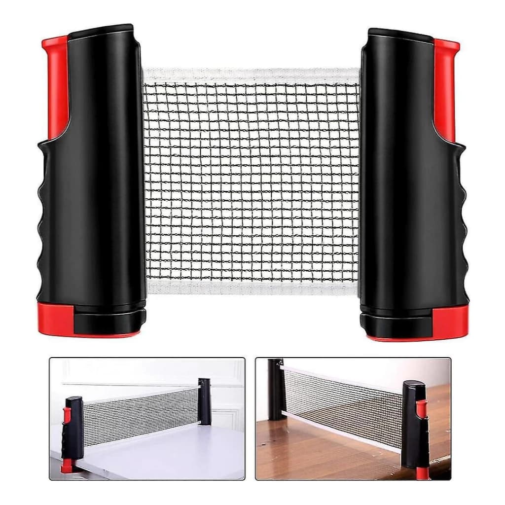 Rede Retrátil Ping Pong 1,80-190 Cm Tênis De Mesa